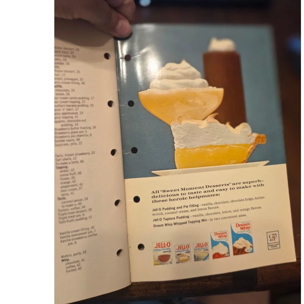 Jell-O Vintage Recipe Booklet Lot Joys of Jell-O 1970 Retro Kitchen Decor Kitsch